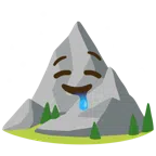 Berg + sabberndes Gesicht