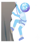 Berg + Discokugel