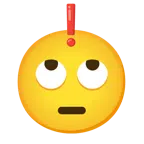 rotes Ausrufezeichen + Augen verdrehendes Gesicht