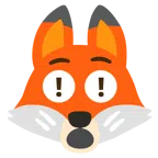 rotes Ausrufezeichen + Fuchs