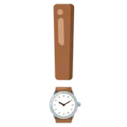 rotes Ausrufezeichen + Armbanduhr