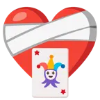 corazón vendado + comodín