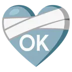 corazón vendado + botón OK