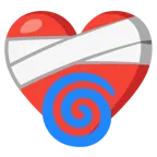 corazón vendado + ciclón
