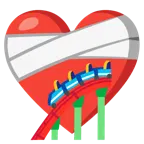 corazón vendado + montaña rusa