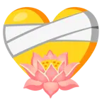 corazón vendado + loto