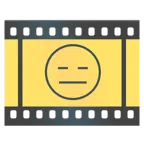 pellicola cinematografica + faccina inespressiva