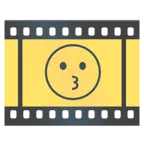 pellicola cinematografica + faccina che bacia