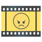 pellicola cinematografica + faccina arrabbiata