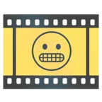pellicola cinematografica + faccina con smorfia