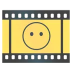 pellicola cinematografica + faccina senza bocca
