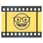 pellicola cinematografica + faccina nerd