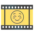 pellicola cinematografica + faccina sorridente