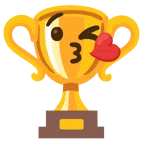 coppa + faccina che manda un bacio