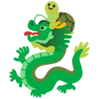 Drache + Schildkröte