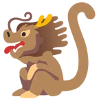 Drache + Affengesicht