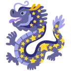 Drache + weißer mittelgroßer Stern