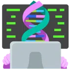computer portatile + dna