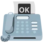 fax + pulsante OK