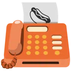 fax + hot dog