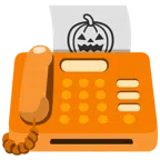 fax + zucca di Halloween