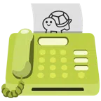 fax + tartaruga