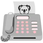 fax + koala