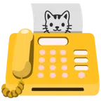 fax + muso di gatto