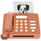 fax + muso di cane
