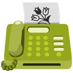 fax + mazzo di fiori