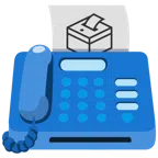 fax + urna elettorale con scheda