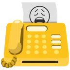 fax + faccina esausta