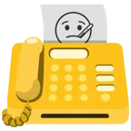fax + faccina con termometro