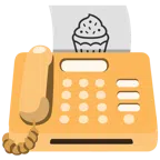 fax + cupcake