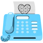 fax + cuore azzurro