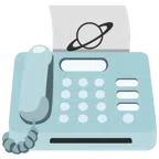 fax + pianeta con satellite