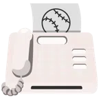 fax + palla da baseball