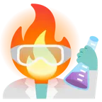 Feuer + Reagenzglas
