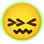 radioactive + confounded face