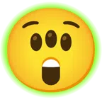 radioactive + astonished face