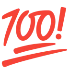 rotes Ausrufezeichen + 100 Punkte