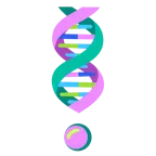 rotes Ausrufezeichen + DNA