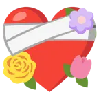 corazón vendado + tulipán