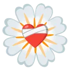 corazón vendado + flor
