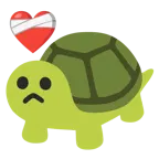 corazón vendado + tortuga