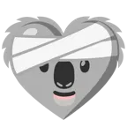 corazón vendado + koala