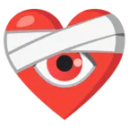corazón vendado + ojo