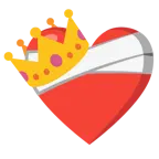 corazón vendado + corona