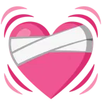 corazón vendado + corazón latiendo