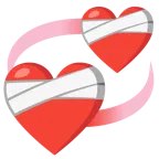 corazón vendado + corazón roto